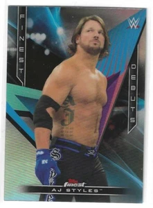 AJ Styles 2020 Topps Finest Debuts Royal Rumble WWE Card D-7 - Picture 1 of 1