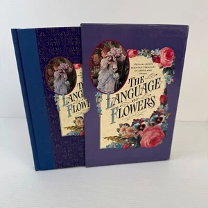 The Language of Flowers Sheila Pickles 1990 Vintage Illustrated HB In Slipcase - Picture 1 of 20