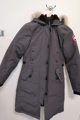 XS Canada Goose Women's Gray Parka Winter Down Kensington Jacket - Image 1 of 4