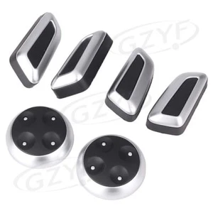 6Pcs Car Seat Switch Adjustment Button Cover For Audi A3 A4 B8 A5 A6 C7 C6 A7 Q3 - Bild 1 von 7