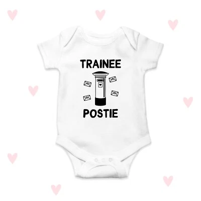 LOVE U LOTS GIFTS Baby Postman Postlady Baby Grow Postie Mummy Daddy Mini Me Funny Gifts Clothes