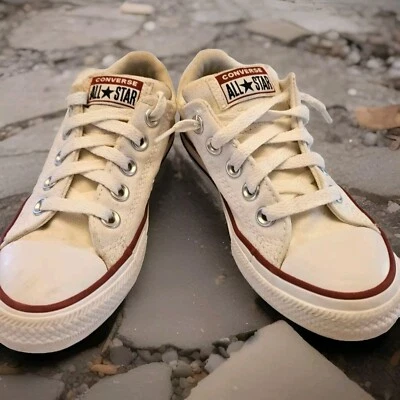 Zapatos Converse ALL STAR de caña baja blancos talla 12 jóvenes/niños Foto 1 de 4