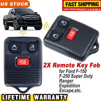 2PCS Keyless Entry Remote Control Car Key Fob For Ford F150 F250 F350 1998-2012