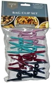 Kern ~ Küchentasche Clip Set ~ 12 Stück ~ verschiedene Farben - Bild 1 von 1