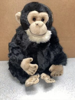 Ganz Webkinz Chimpanzee Gold Signature Plush 11" WKS1002 Stuffed Animal toy - Image 1 of 4