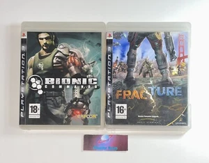 Lot 2 Jeux FPS - PS3 Bionic Commando & Fracture Complet Version FR Sony PAL - Imagen 1 de 5