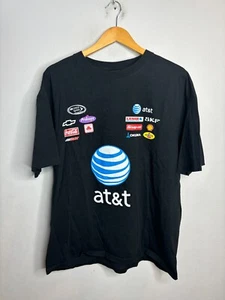 Vintage Jeff Burton T-Shirt Mens Size XL Black Nascar 1709 - Picture 1 of 5