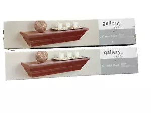 23" Wall Shelves (2), Gallery Style, NEW - Picture 1 of 5