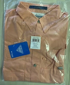 Columbia Men's PFG Bonehead Short Sleeve Fishing Shirt, Sorbet, XX-Small, PFG - Picture 1 of 9