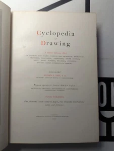 Cyclopedia of Drawing Part I 1907 American School of Correspondence Hardcover - Picture 1 of 6