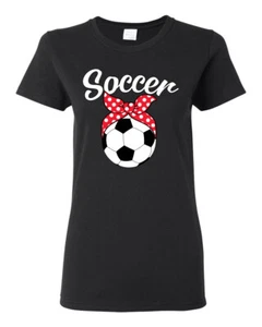 Linda Camisa Gráfica Fútbol Mamá Cinta Balón Fútbol Regalo Deportes Mujeres - Imagen 1 de 10