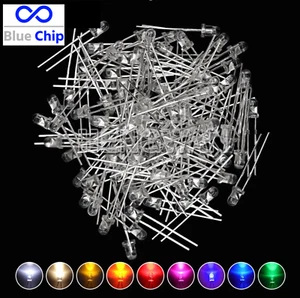 1000pcs 3mm LED Diode F3 Assorted Kit White Blue Orange Pink 21 colors available - Picture 1 of 25