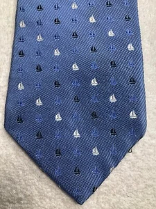 CORBATA TOMMY HILFIGER HOMBRE AZUL CON BLANCO NEGRO 3,75 X 59 - Imagen 1 de 4