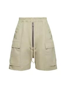 RICK OWENS Hollywood $845 Cargobela Celadon Green Shorts New & Authentic - Picture 1 of 2