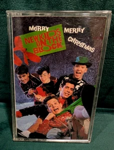 NEW KIDS ON THE BLOCK Cassette Tape MERRY MERRY CHRISTMAS Pop Holiday NKOTB - Picture 1 of 5