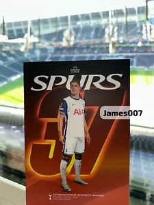 Tottenham Spurs v Eintracht Frankfurt 10-04-2025 Europa League QF Programme - Picture 1 of 1