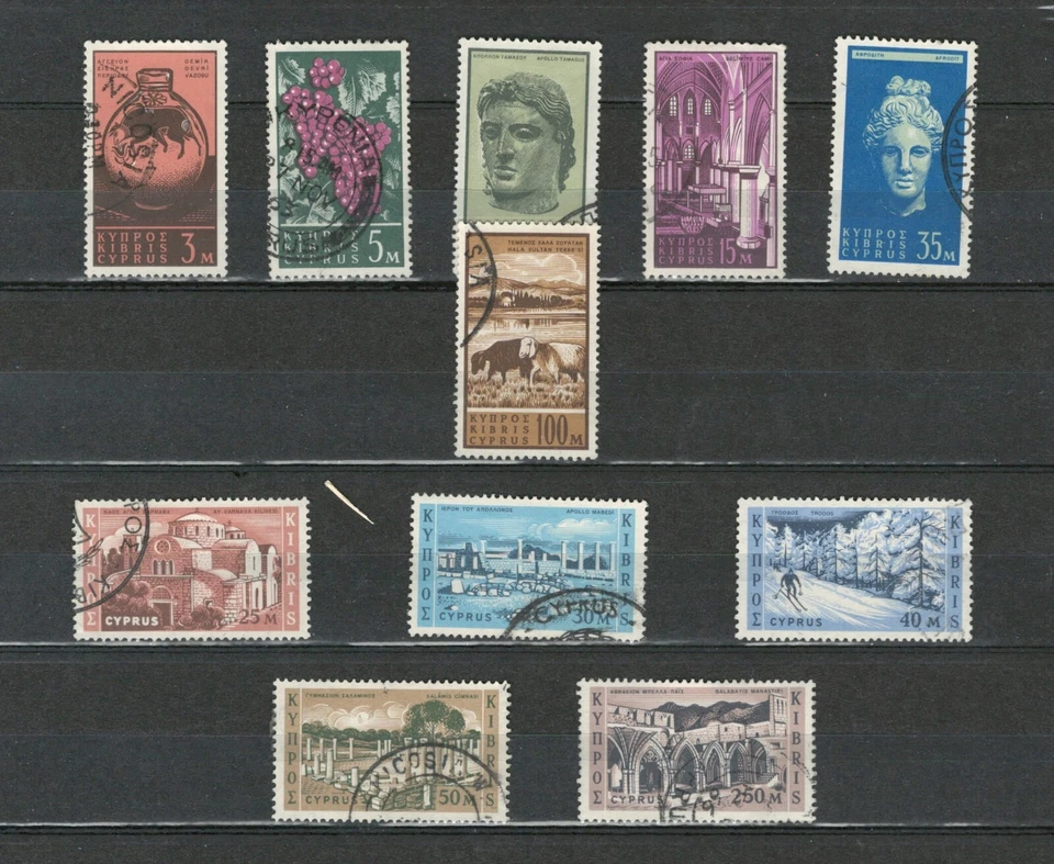 CYPRUS EUROPE BRITISH COLONIES   CLASSIC USED SETS STAMPS LOT (BRCL 144) - Image 1 of 1