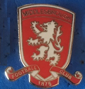 Middlesbrough FC 1876 enamel lapel badge