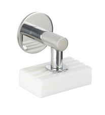Wenko Magnetico in Acciaio Inox Supporto Sapone Lucido Bagno Ospiti WC conservazione cucina