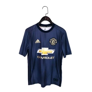 adidas 2018-19 Manchester United Third Shirt Boys - Size L 13 14 Years - Picture 1 of 13