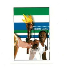 Sierra Leone 1988 - Seoul Summer Olympics, Torch - Souvenir Sheet - Sc 974 - MNH