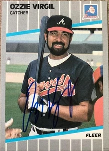 Ozzie Virgil Autographed 1989 Fleer #605 - Picture 1 of 1