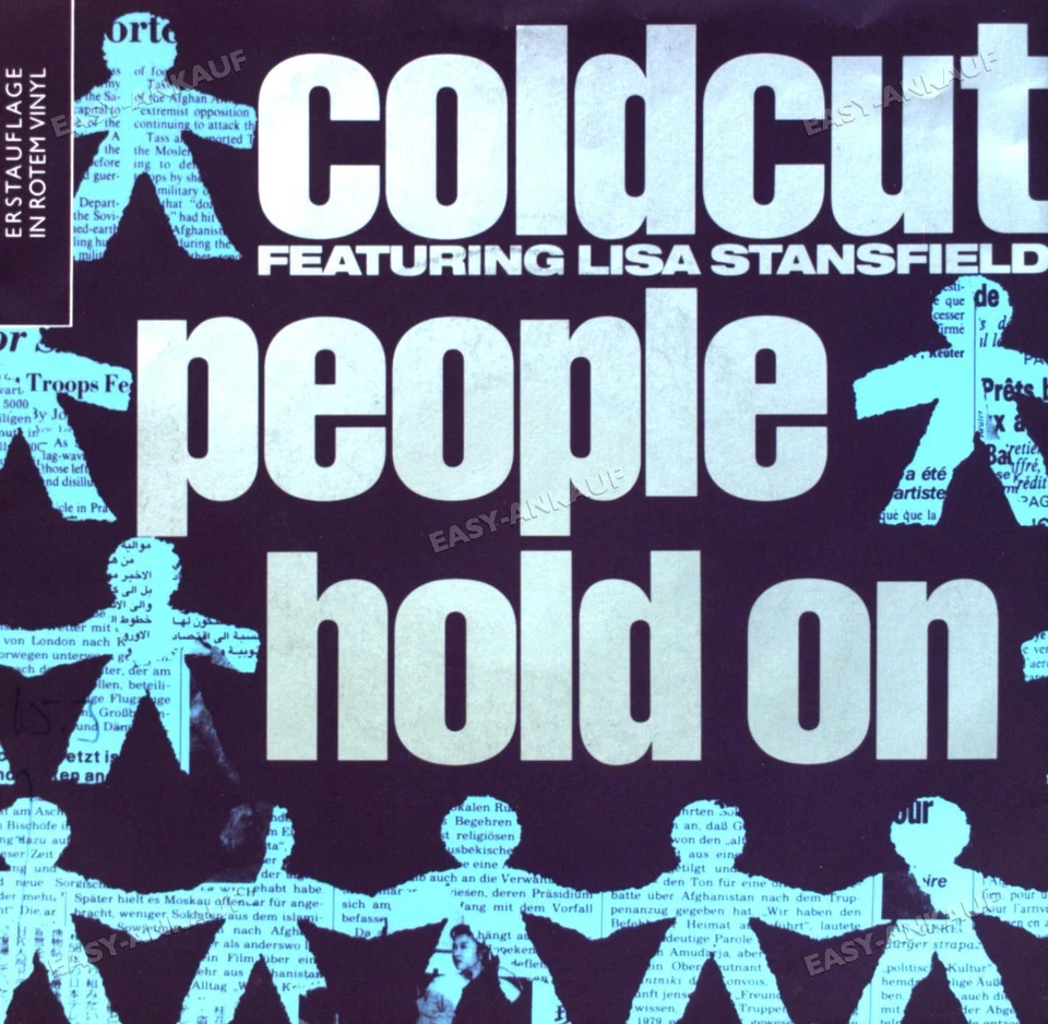 Coldcut Featuring Lisa Stansfield - People Hold On 7" Red Vinyl (VG+) ' - Image 1 of 1