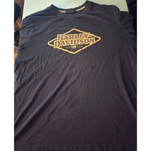 Camiseta Harley Davidson 120 Aniversario Hombre 2XL Manga Corta Negra - Imagen 1 de 6