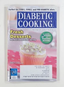 2011 Mar DIABETIC COOKING Fresh Desserts LIGHT MEALS healthcare recipes - Picture 1 of 6