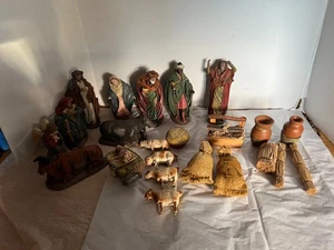 Raro Belén Vintage Beck España Cartapesta Papel Maché 25 Piezas Figuras - Imagen 1 de 9