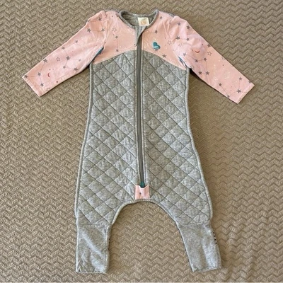 Traje de dormir acolchado Love to Dream 2.5 TOG rosa y gris Foto 1 de 4