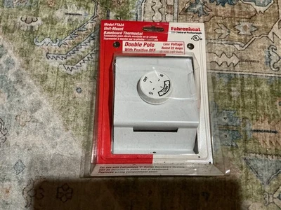Fahrenheat Double Pole with Positive Off Baseboard Thermostat 120 - 240 Volts * - Image 1 of 4