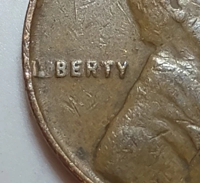 1946 Lincoln Wheat Cent No I In Liberty Clogged Die Error - Image 1 of 3