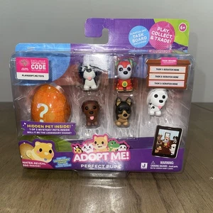 Adopt Me! Pets Perfect Pups Mini Figur mit Überraschung im Ei 7er Pack - Bild 1 von 7