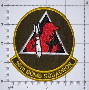 USAF 96th Bomb Squadron Patch Hook & Iron-On Repro New A918 - Picture 1 of 2