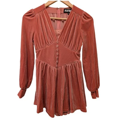 Vestido Katie J NYC Tween Daphne rosa empoeirado - Imagem 1 de 4