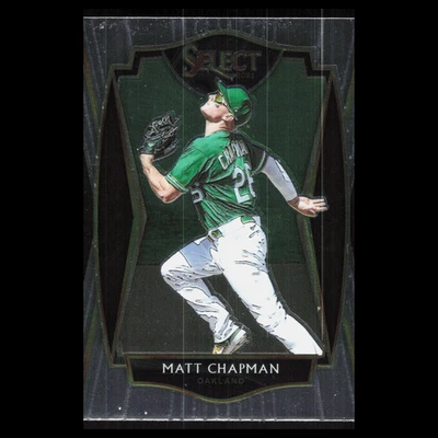 Matt Chapman #194 2021 Panini Select Oakland Athletics Baseball Card MLB - Image 1 of 3