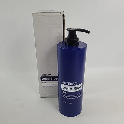 Botella bomba de frotamiento azul profundo doTERRA 32 OZ 946 ml exp. 04/2027 ~ NUEVO Foto 1 de 3