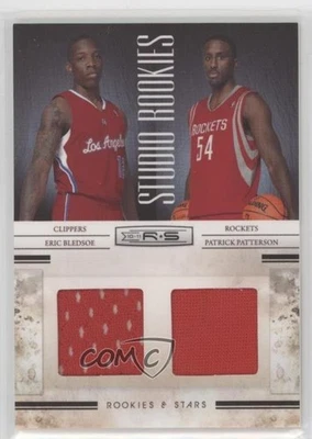 2010 Rookies & Stars Studio Combo Materials Patrick Patterson Eric Bledsoe RC - Image 1 of 2