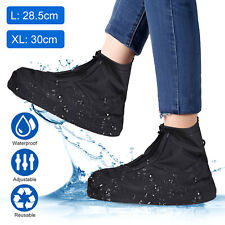2PCS Reusable Waterproof Shoes Cover Snow Rain Boots Anti-slip Cycling Overshoes