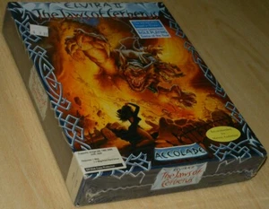 ELVIRA II by Accolade ~ Commodore Amiga ~ BIG boxed/SEALED COLLECTIBLE ~ english - Picture 1 of 2