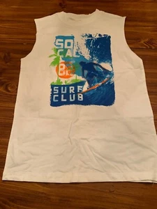 BOY’S FADED GLORY WHITE COTTON MUSCLE SHIRT SIZE XXL 18 NEW WITH TAGS NWT - Picture 1 of 3