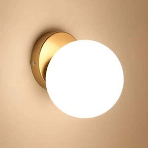 Lampada Da Parete Interno, Moderna Applique 15Cm, Lampada a Muro Creative Palla - Foto 1 di 12