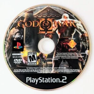 DISC ONLY- GOD OF WAR II - DISC 1 BLACK LABEL PS2 SONY PLAYSTATION 2 GAME - Picture 1 of 1