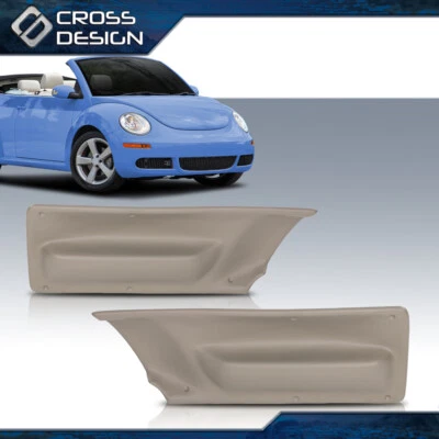 Inserto de panel de puerta neutro beige apto para VW Beetle 2003-2010 nuevo convertible  Foto 1 de 4