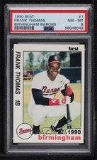 1990 Best Birmingham Barons Frank Thomas #1 PSA 8 Rookie RC HOF