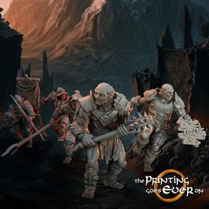 Morthan Orc Set | Print Goes Ever On | RPG Wargaming 3D Printed MESBG - Picture 1 of 5