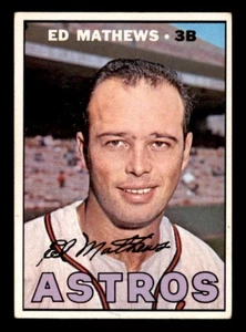 1967 Topps Ed Mathews #166 EX+ - Picture 1 of 2