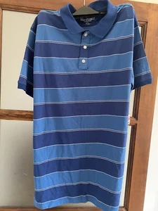 Striped polo shirt - size L - Picture 1 of 5