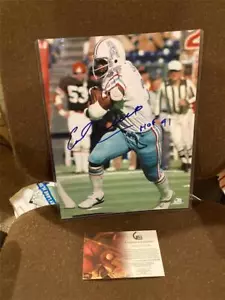 Earl Campbell signiert Houston Oilers 11 x 14 Foto - 3x NFL Offensive POY - HOFer - Bild 1 von 1